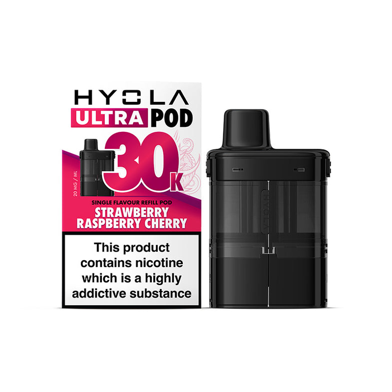 HYOLA ULTRA 30K REFILL POD STRAWBERRY RASPBERRY CHERRY (5) Main image