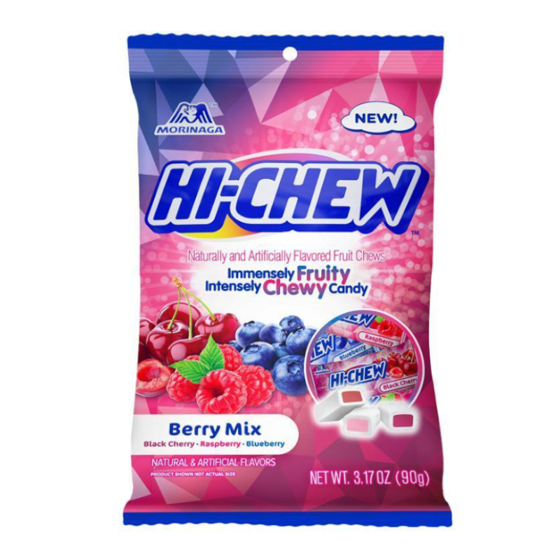 Hi-Chews Berry Mix 90g Peg Bag