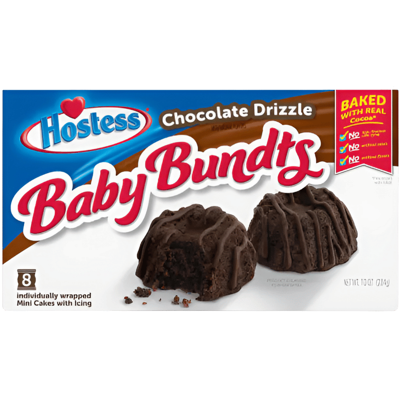 Hostess Baby Bundts Chocolate Drizzle Pack of 8 Main image