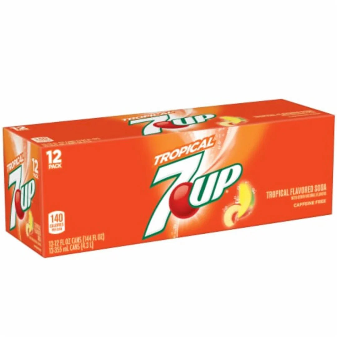 7Up Tropical 355ml Pack of 12 Main image