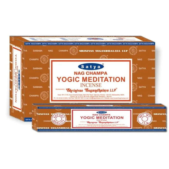 Satya Yogic Meditation Incense Stick 12 pack Main image