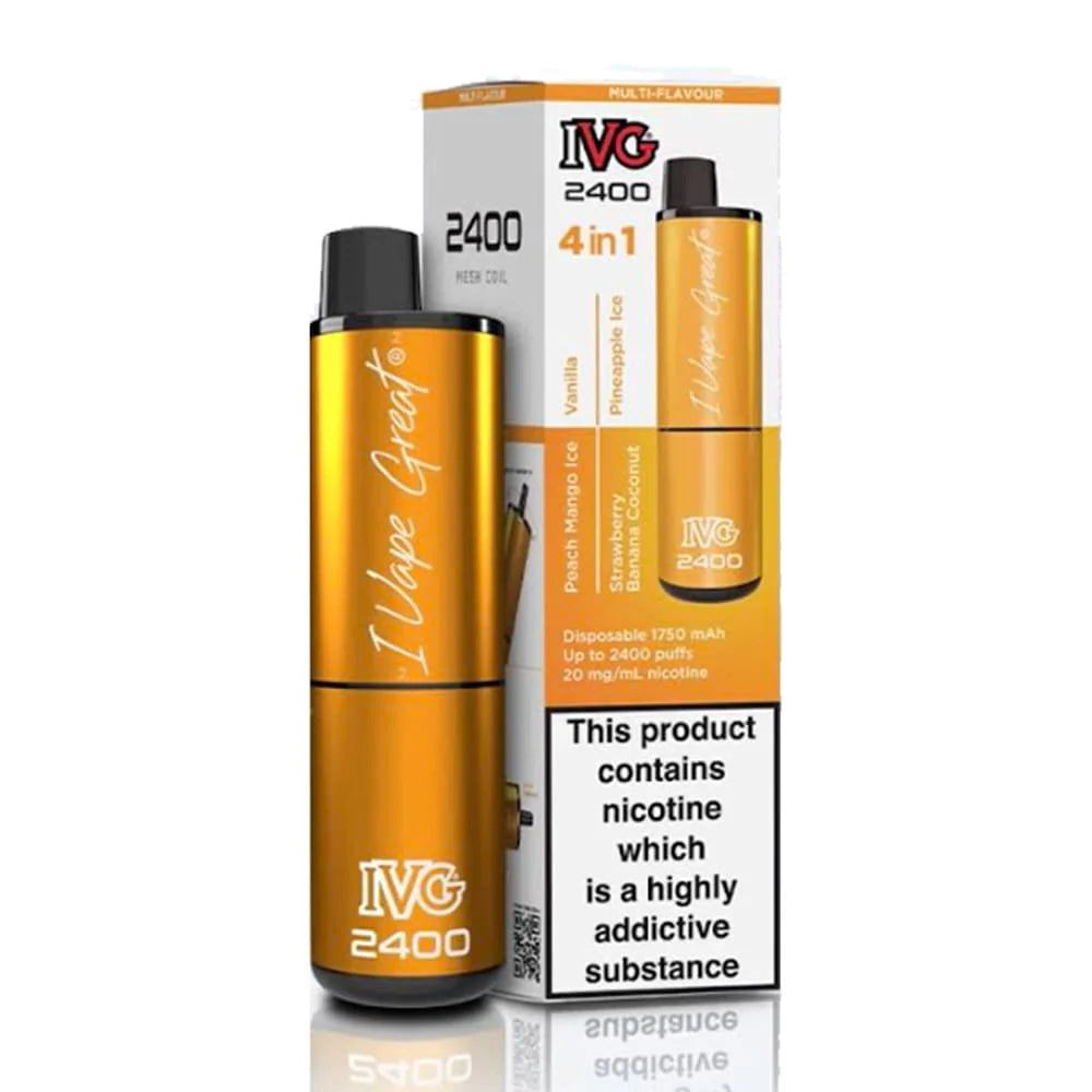 IVG 2400 4 in 1 Vape 5 Pack - Exotic Edition Main image