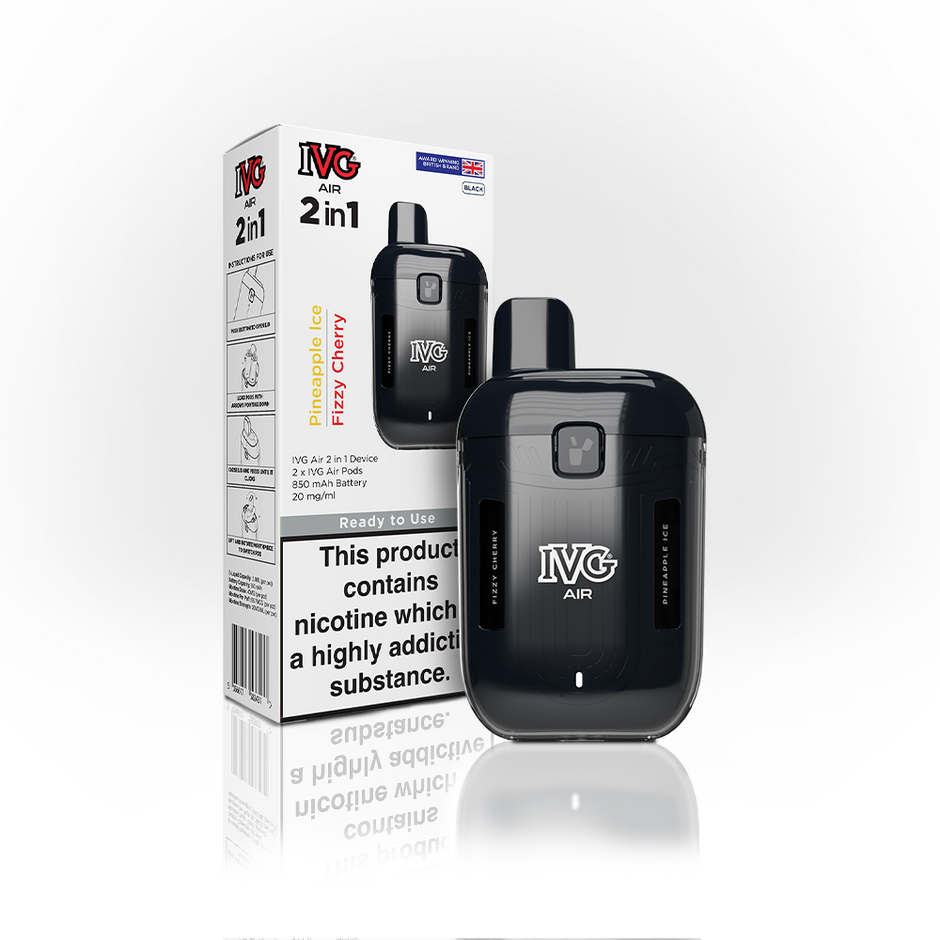 IVG AIR 2 in 1 BLACK STARTER KIT (5) Main image
