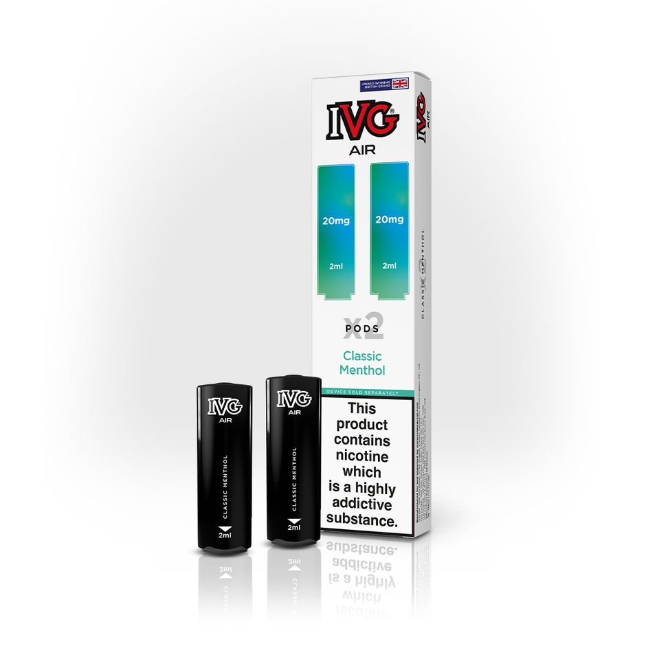 IVG AIR PODS 2 PACK CLASSIC MENTHOL (10) Main image