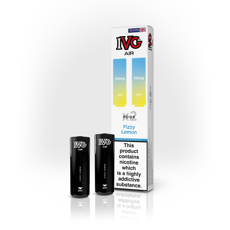 IVG AIR PODS 2 PACK FIZZY LEMON (10) Main image