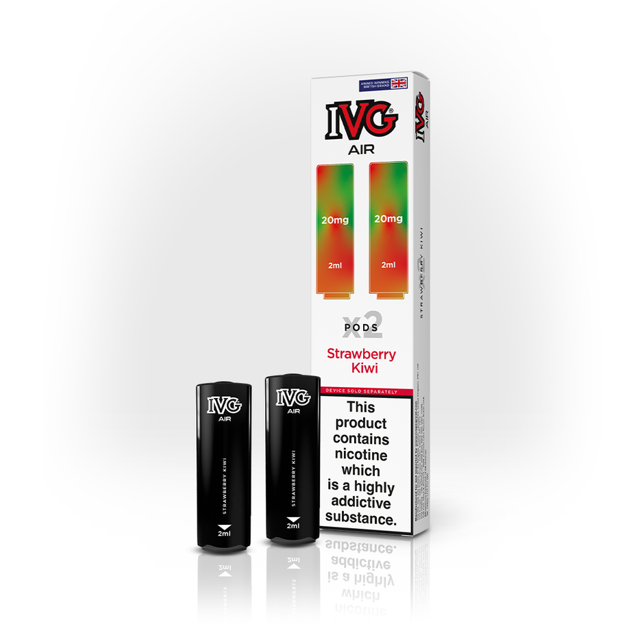 IVG AIR PODS 2 PACK STRAWBERRY KIWI (10) Main image