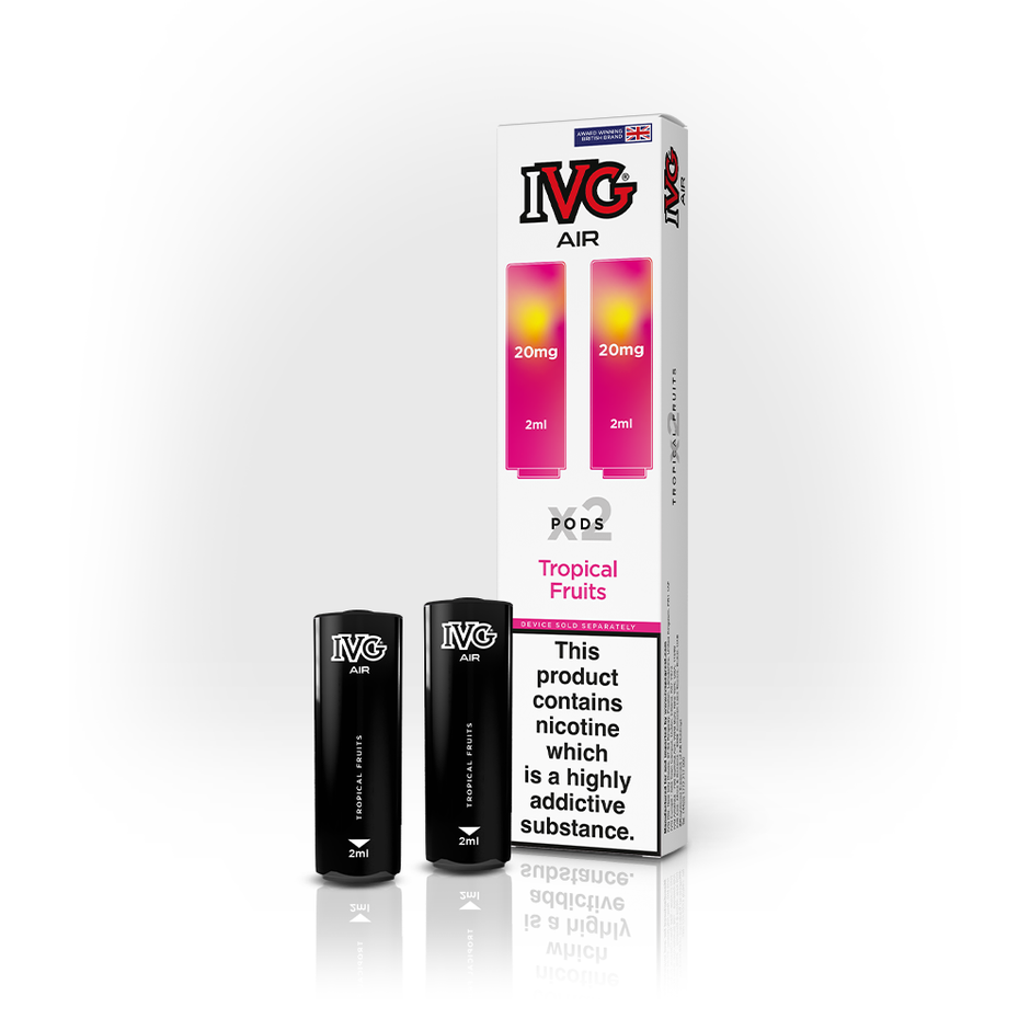 IVG AIR PODS 2 PACK TROPICAL FRUITS (10) Main image