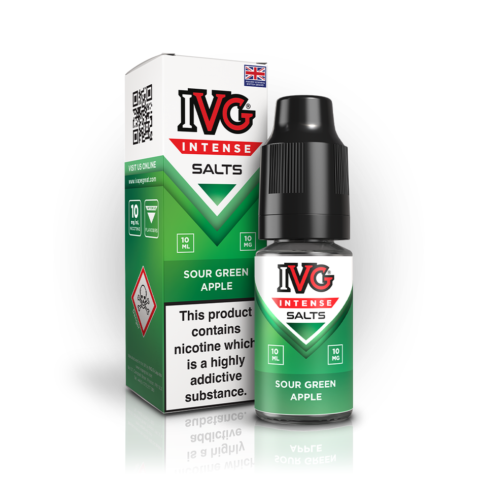 IVG INTENSE SALTS SOUR GREEN APPLE (10) Main image