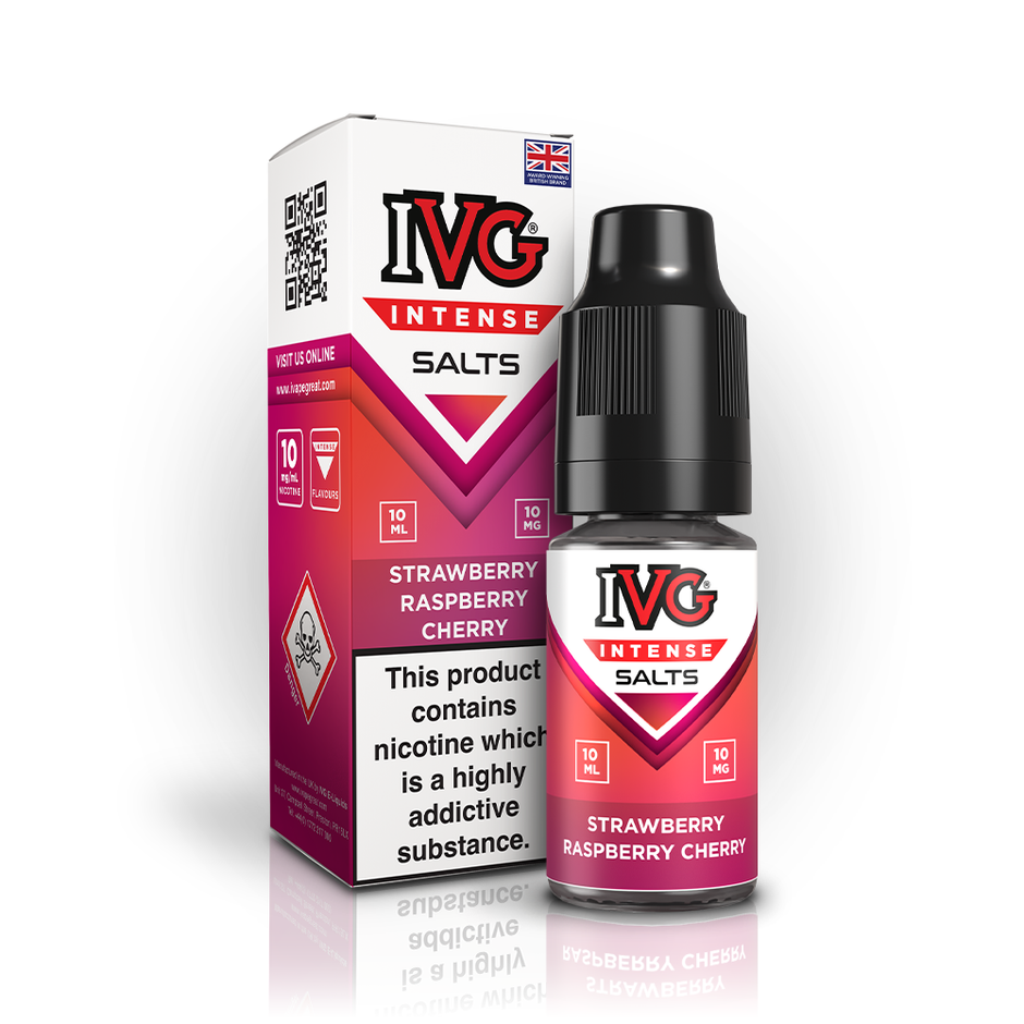 IVG INTENSE SALTS STRAWBERRY RASPBERRY CHERRY (10) Main image