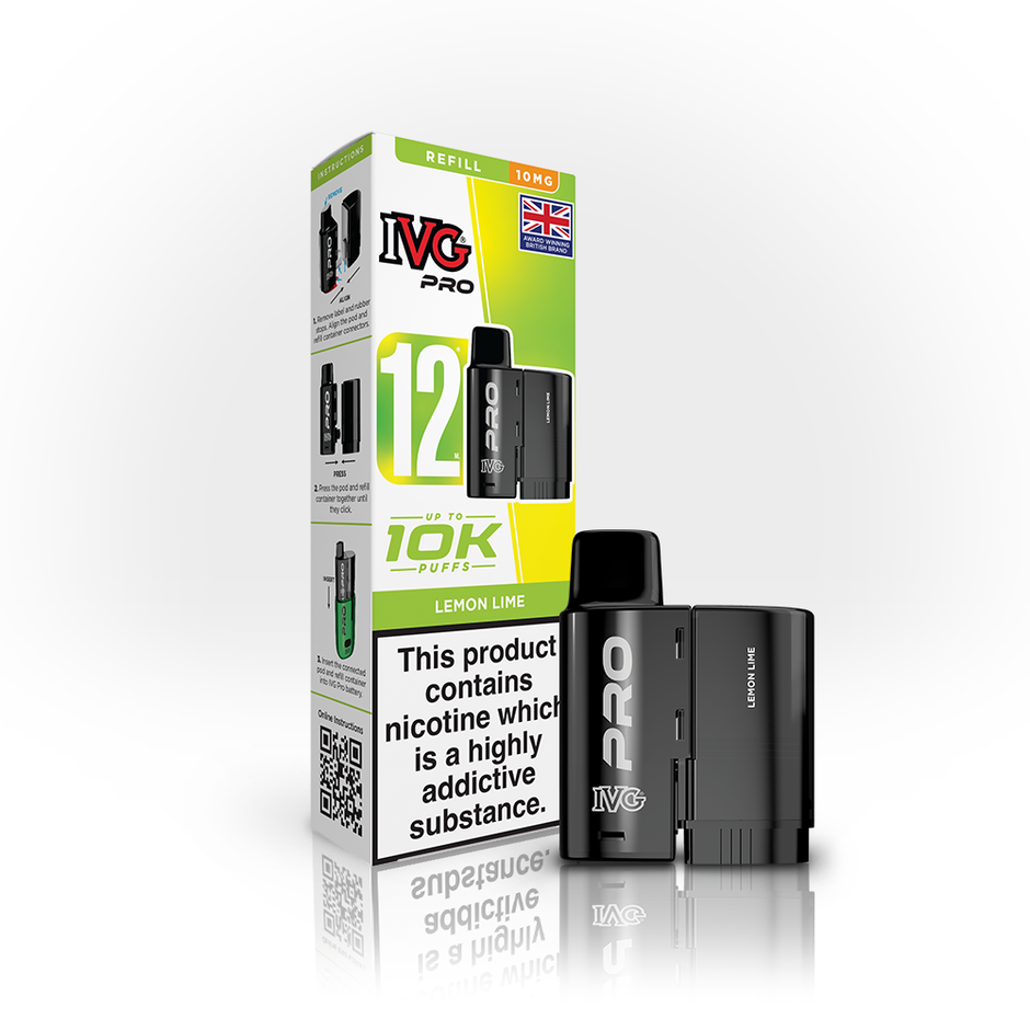 IVG PRO 12ml 10mg POD LEMON LIME (5) Main image