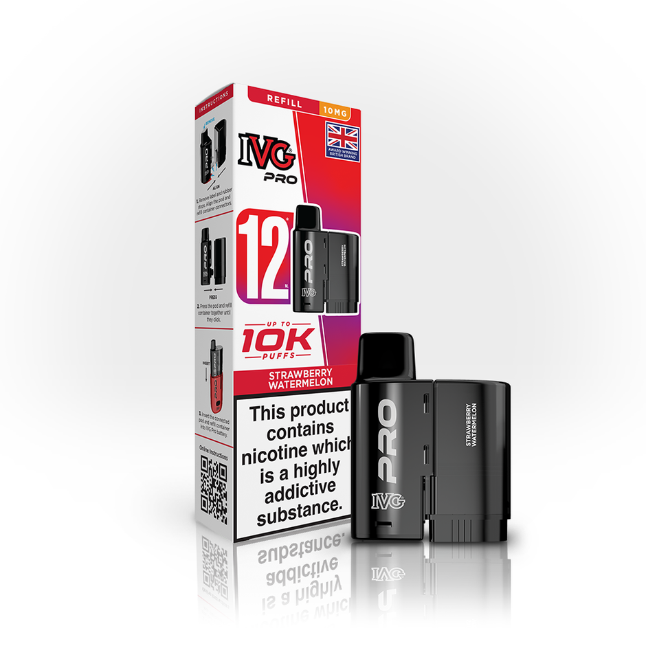 IVG PRO 12ml 10mg POD STAWBERRY WATERMELON (5) Main image