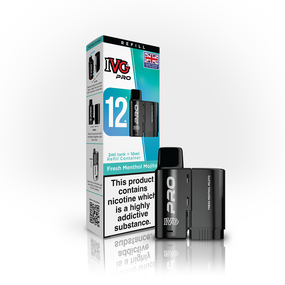 IVG PRO 12ml REFILL FRESH MENTHOL MOJITO (5) Main image