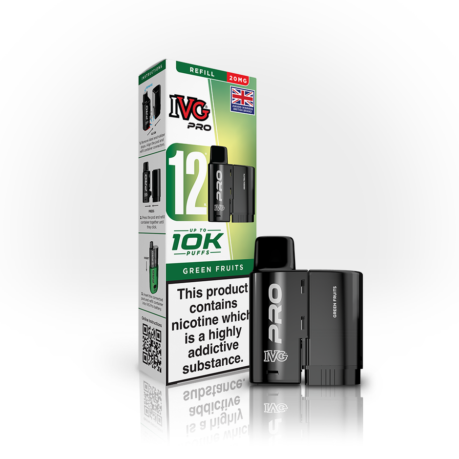 IVG PRO 12ml REFILL GREEN FRUITS (5) Main image