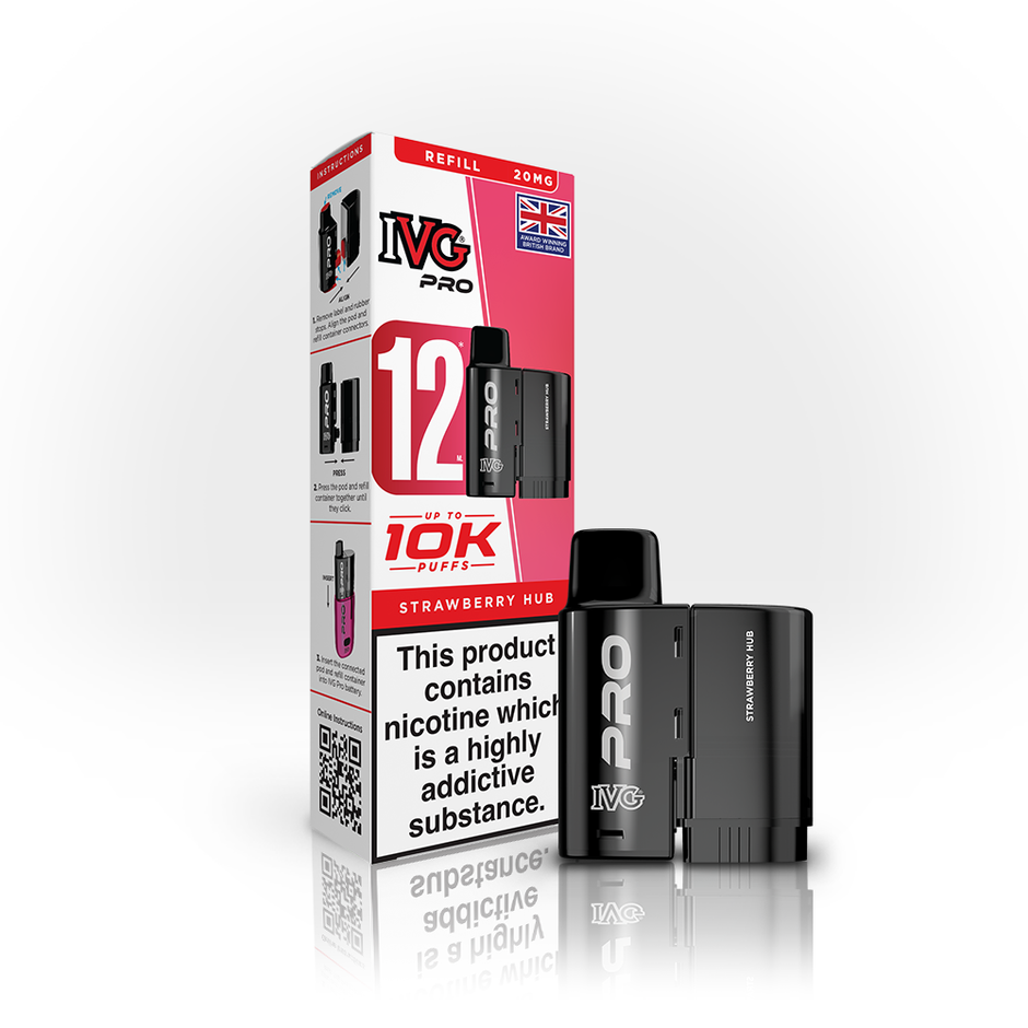 IVG PRO 12ml REFILL STRAWBERRY HUB (5) Main image
