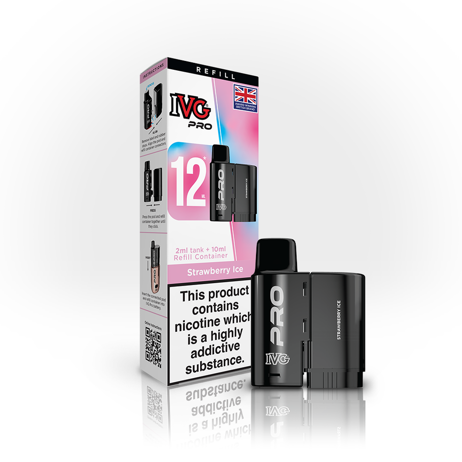 IVG PRO 12ml REFILL STRAWBERRY ICE (5) Main image
