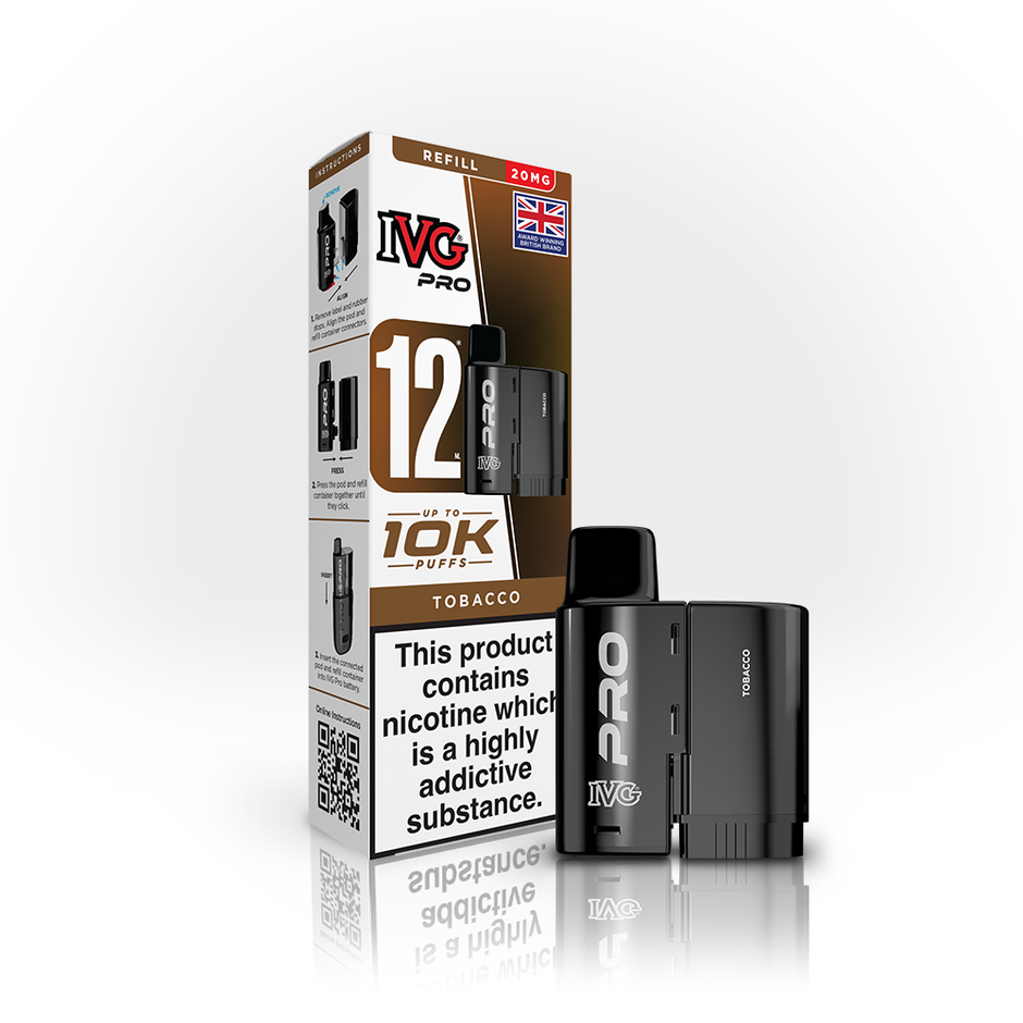 IVG PRO 12ml REFILL TOBACCO (5) Main image