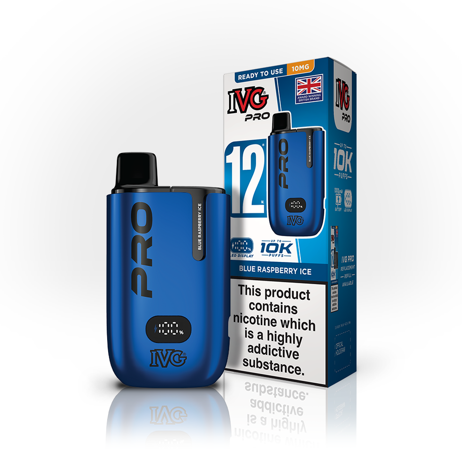 IVG PRO 12ml 10mg KIT BLUE RASPBERRY ICE (5) Main image