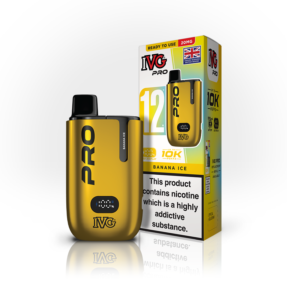 IVG PRO 12ml KIT BANANA ICE (5) Main image