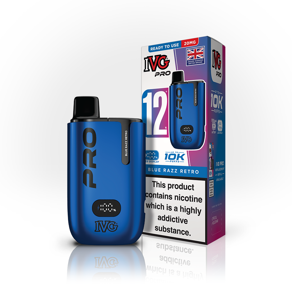 IVG PRO 12ml KIT BLUE RAZZ RETRO (5) Main image