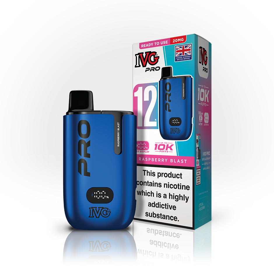 IVG PRO 12ml KIT RASPBERRY BLAST (5) Main image