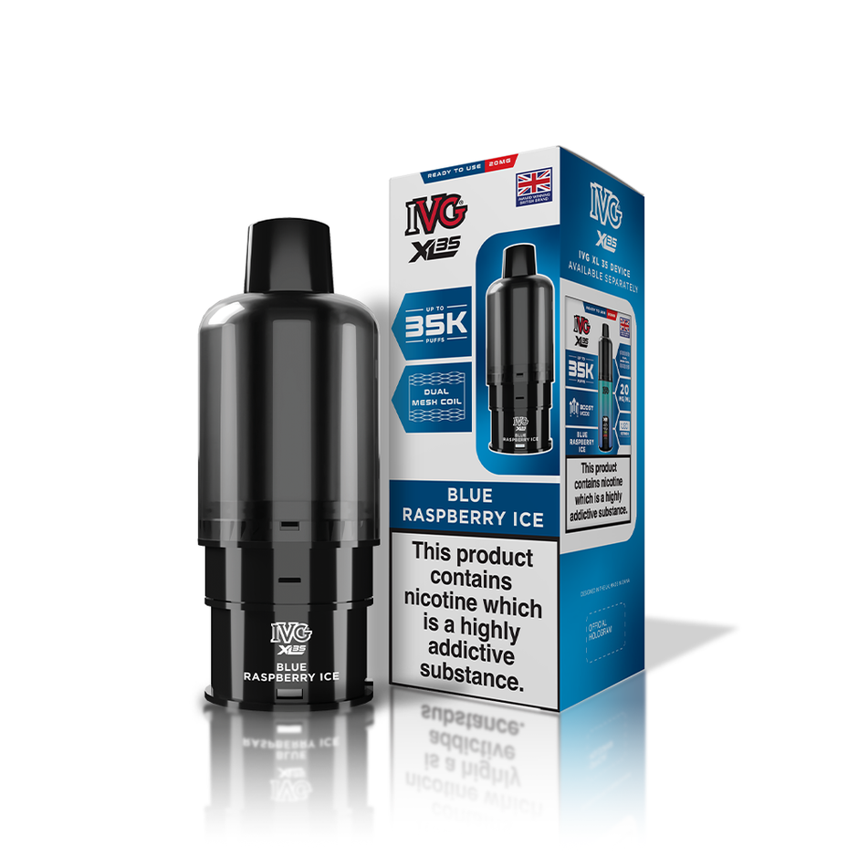 IVG XL35 REFILL POD BLUE RASPBERRY ICE (5) Main image