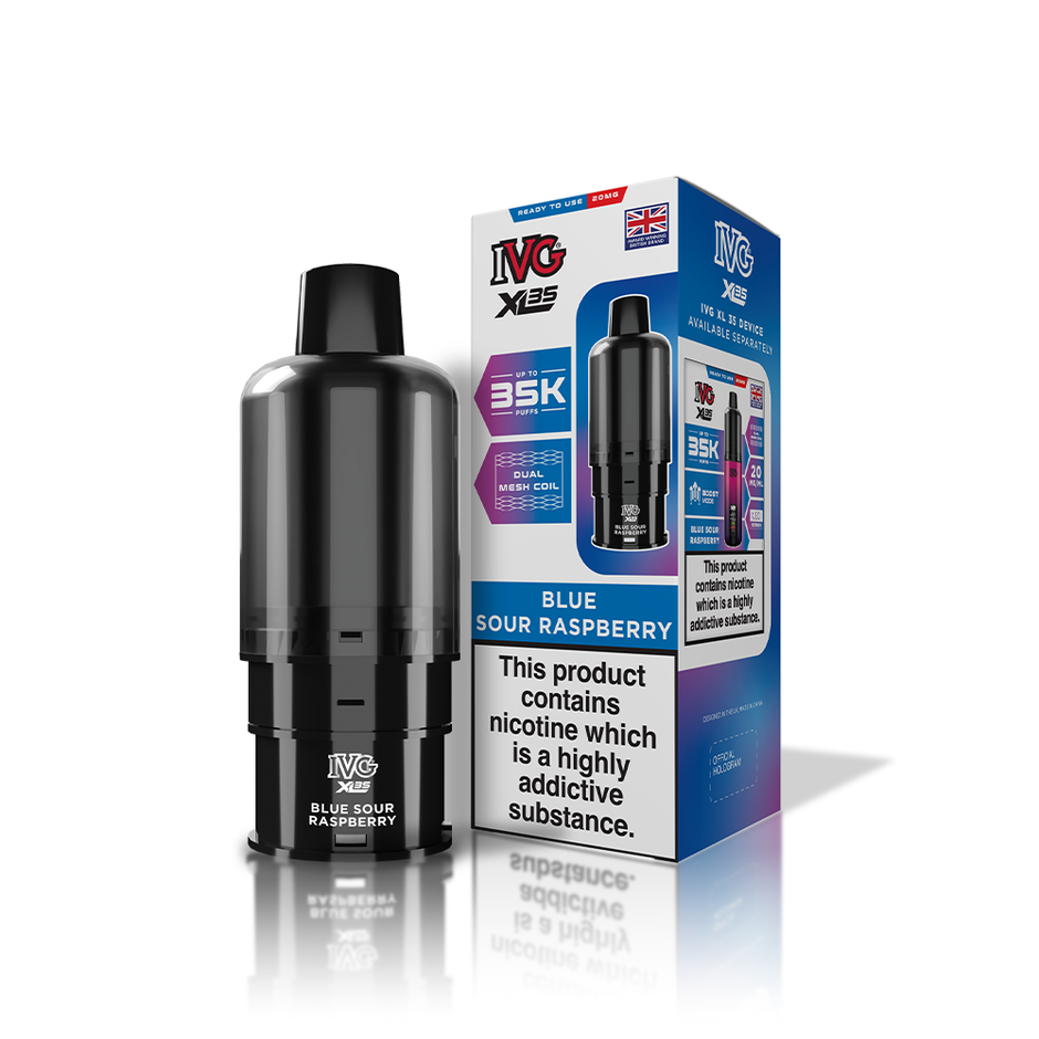 IVG XL35 REFILL POD BLUE SOUR RASPBERRY (5) Main image