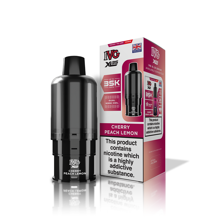 IVG XL35 REFILL POD CHERRY PEACH LEMON (5) Main image
