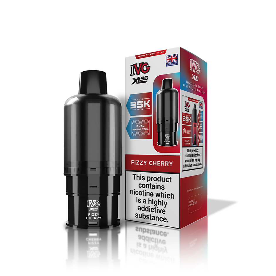 IVG XL35 REFILL POD FIZZY CHERRY (5) Main image