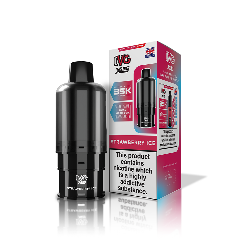 IVG XL35 REFILL POD STRAWBERRY ICE (5) Main image