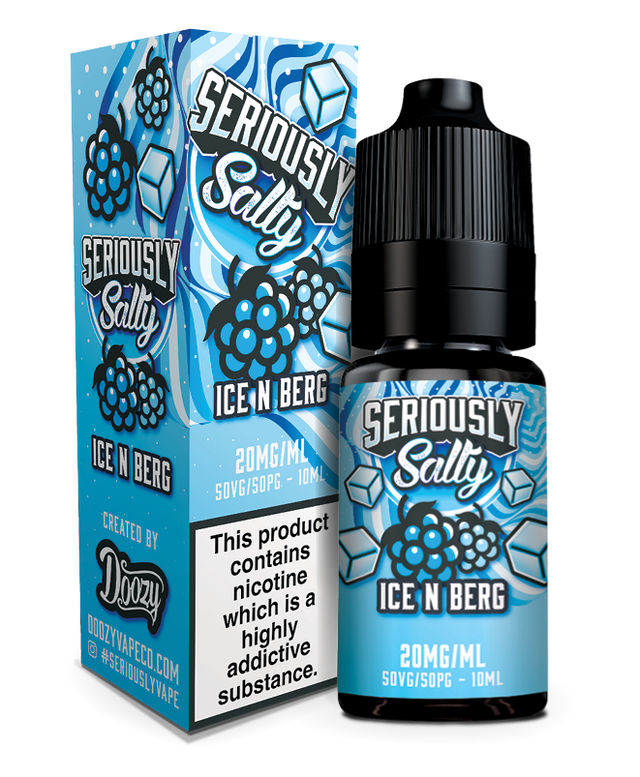 SERIOUSLY SALTY 10ML NIC SALTS ICE N BERG (10)