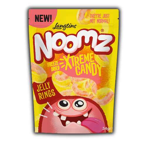Noomz Freeze Dried Xtreme Candy Jelly Rings 34g Main image