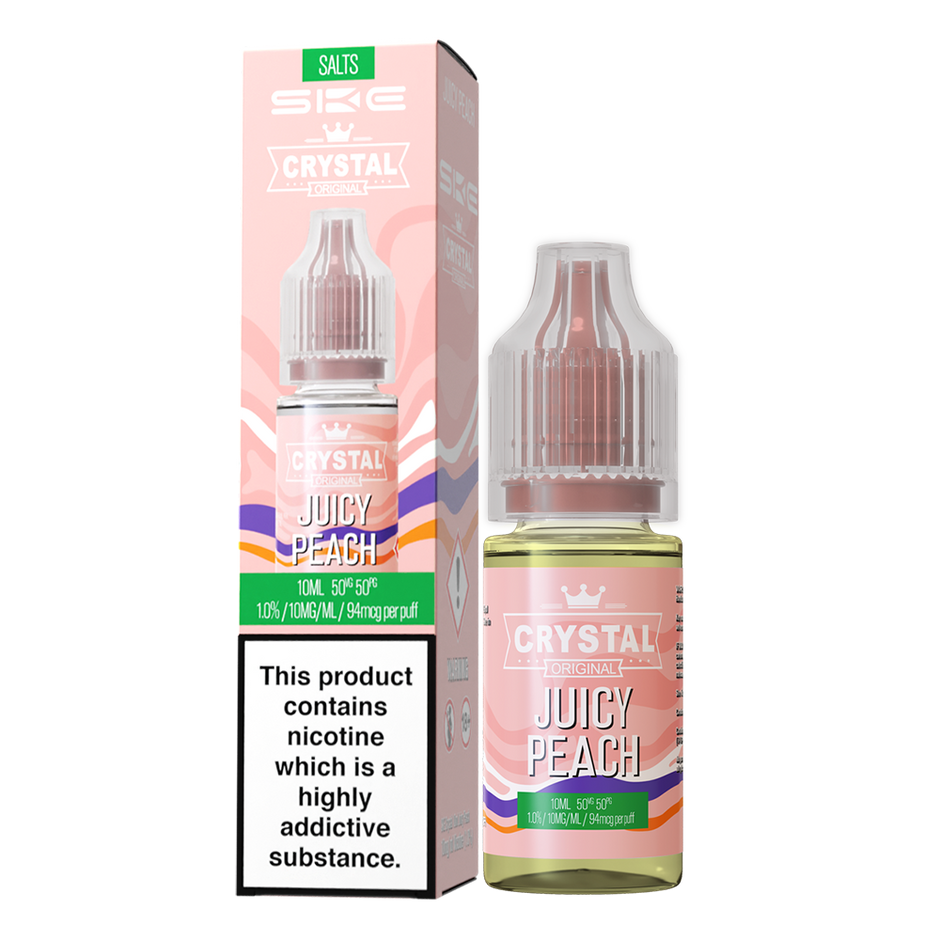 SKE CRYSTAL ORIGINAL SALTS 10ML JUICY PEACH (10)