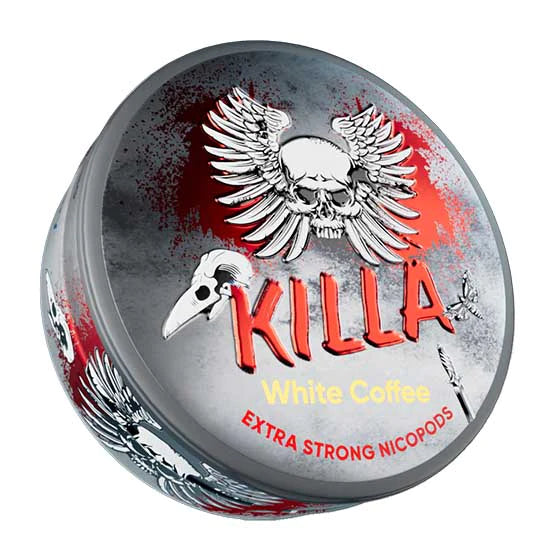 Killa Extra Strong Nicopods 16mg Per Pouch White Coffee 10 Pack