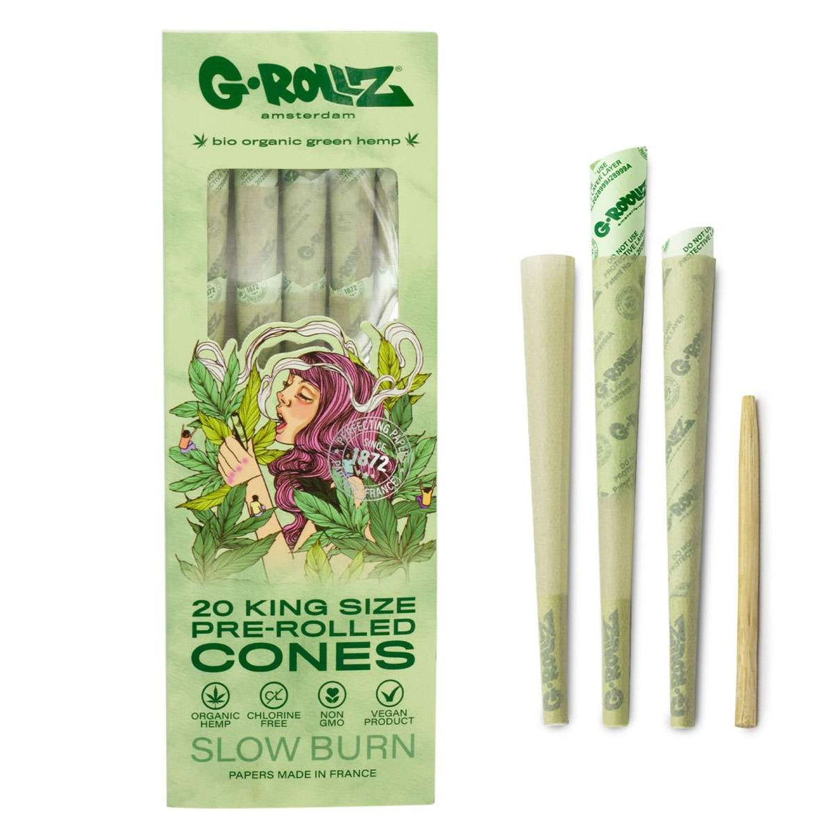G-ROLLZ PRE-ROLLED KS CONES "COLOSSAL DREAM" PACK OF 20 Main image