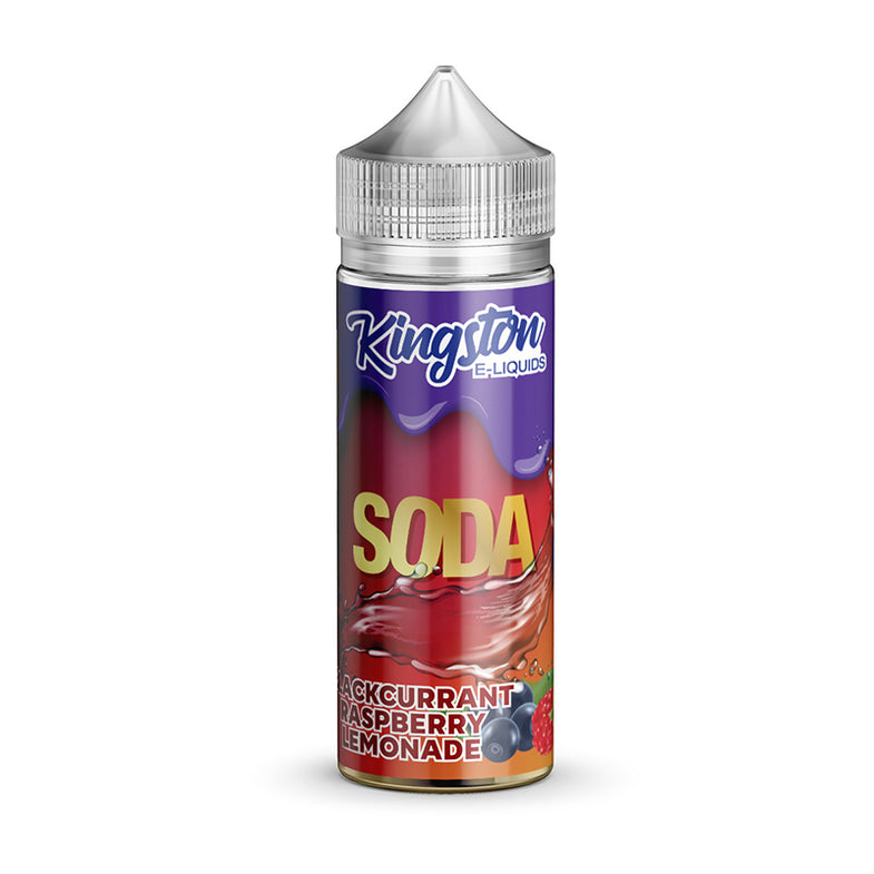 KINGSTON SODA 100ML SHORTFILL BLACKCURRANT RASPBERRY LEMONADE Main image