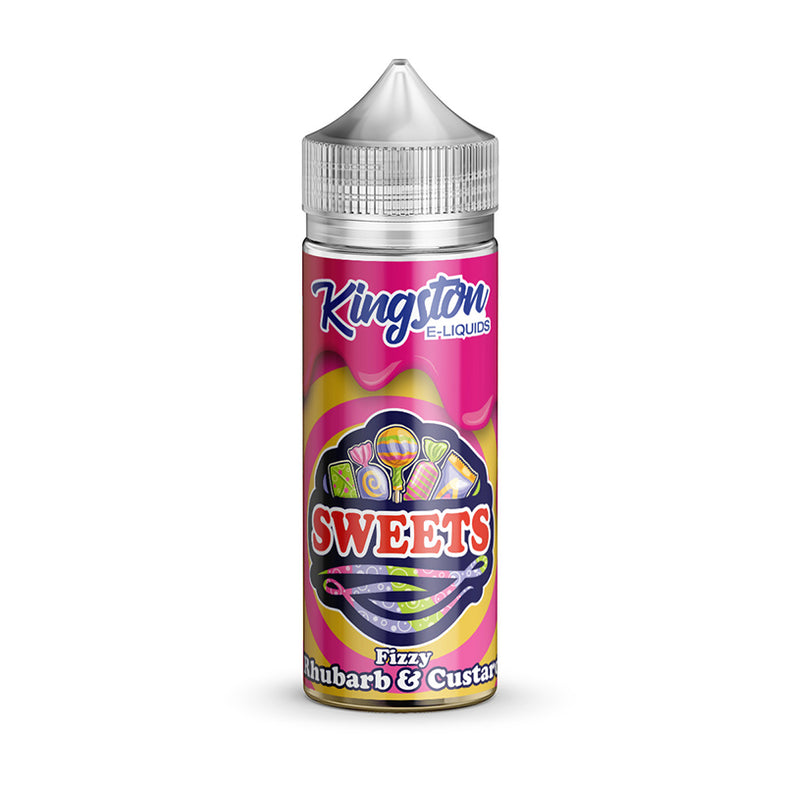 KINGSTON SWEETS 100ML SHORTFILL FIZZY RHUBARB & CUSTARD Main image