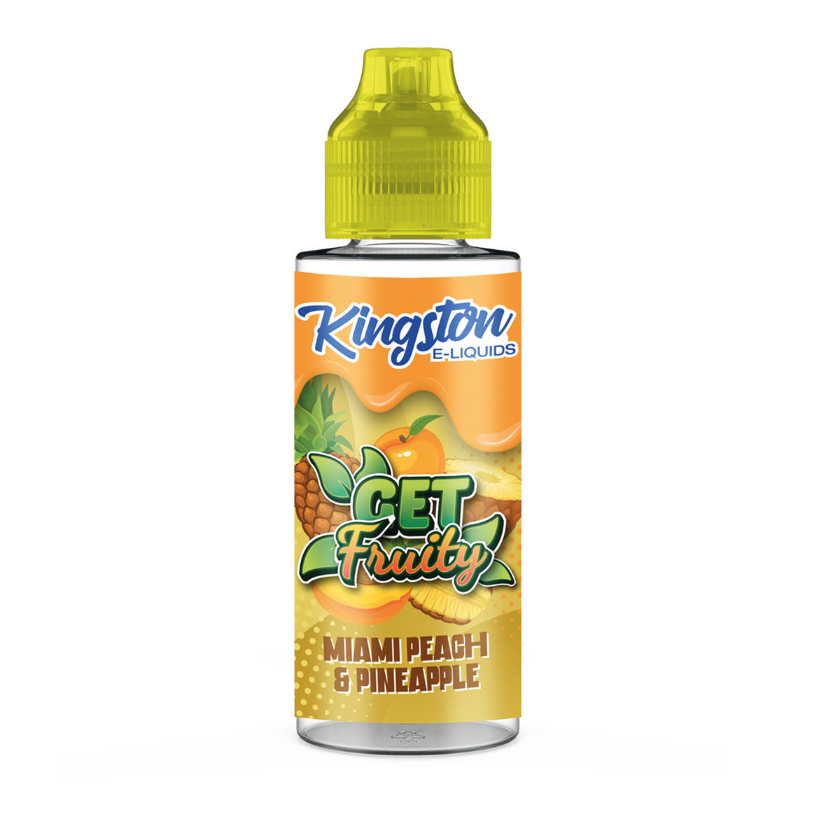 KINGSTON GET FRUITY 100ML SHORTFILL MIAMI PEACH & PINEAPPLE Main image