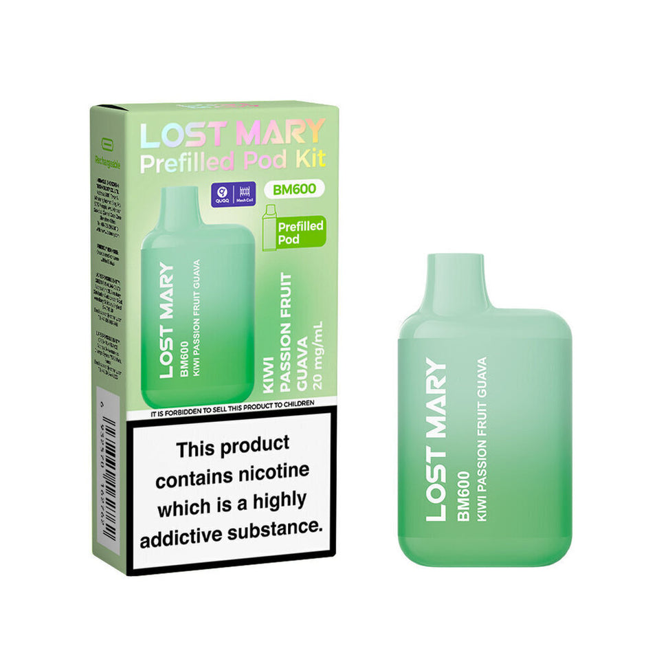 LOST MARY BM600 2025 KIWI PASSION FUIT GUAVA (10) Main image