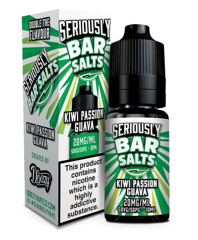 SERIOUSLY BAR SALTS 10ML KIWI PASSION GUAVA (10) Main image