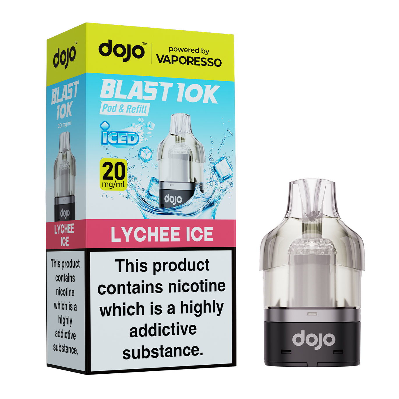 VAPORESSO DOJO BLAST 10K PODS LYCHEE ICE (5) Main image