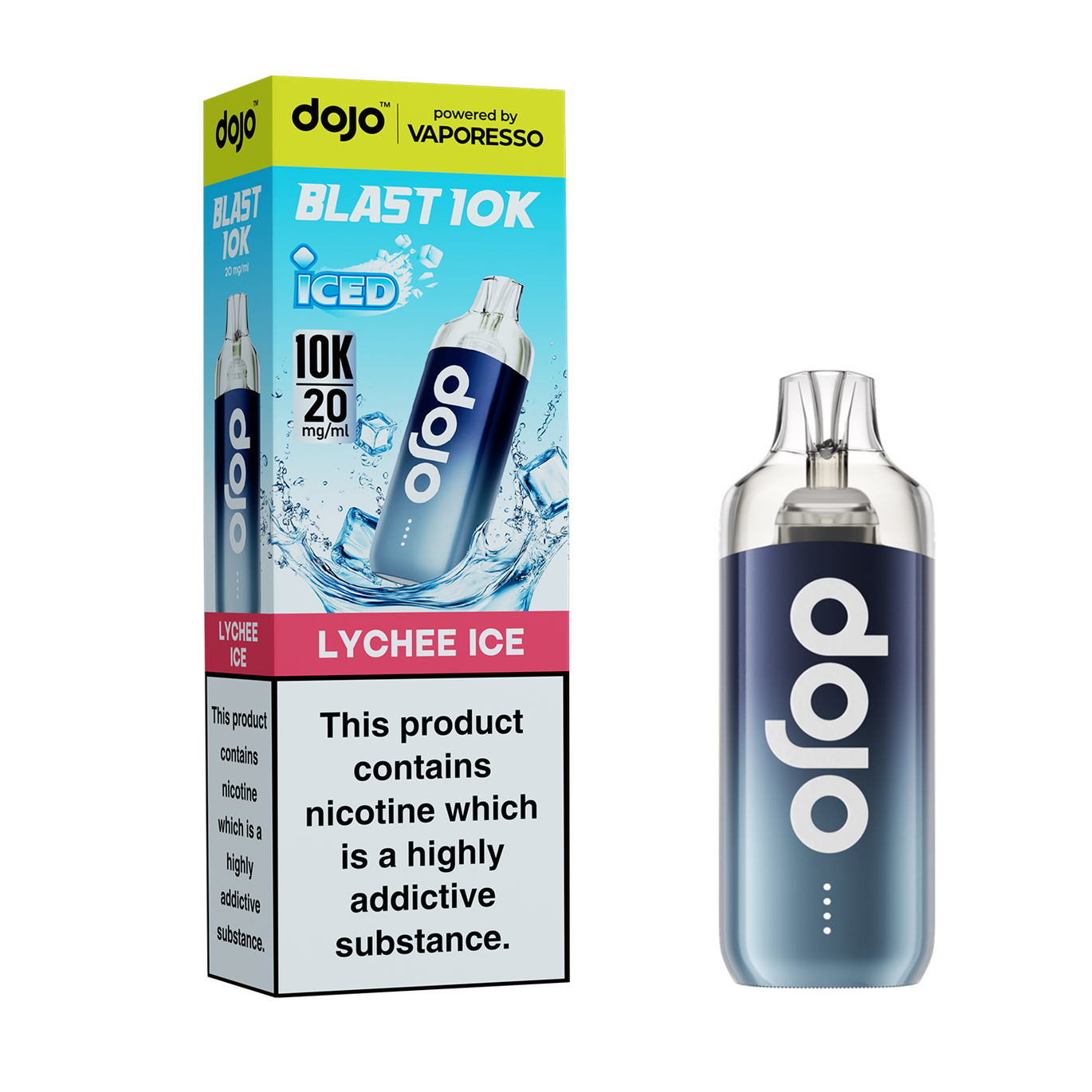 VAPORESSO DOJO BLAST 10K KIT LYCHEE ICE (5) Main image