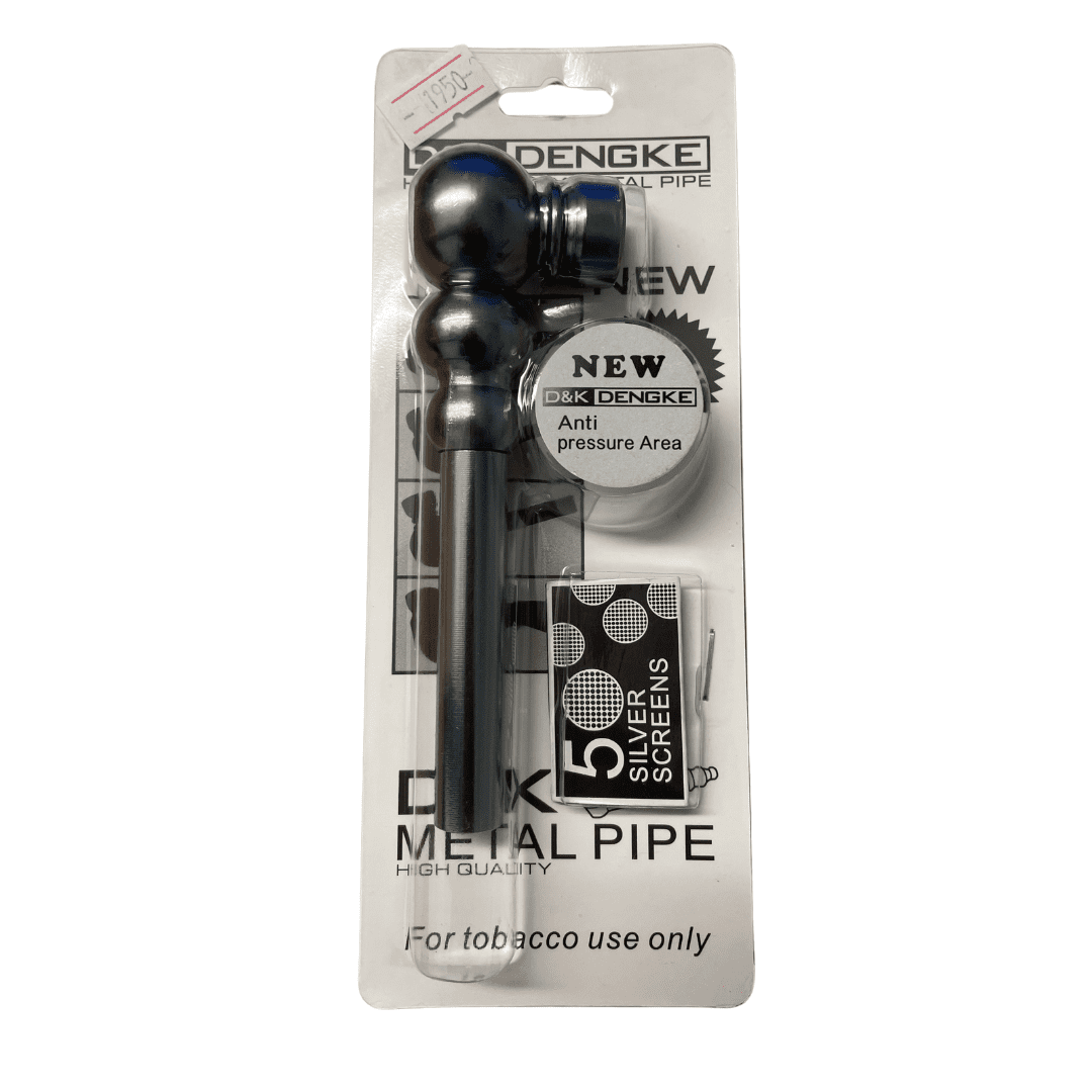 SM-3006 D&K Metal Smoking pipe with 5 silvers screen Main image