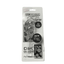 SM-2886 D&K Spiral Glass Smoking pipe with 5 silvers screen