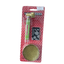 SM-2726 D&K Glass pipe with 5 silver screens & grinder