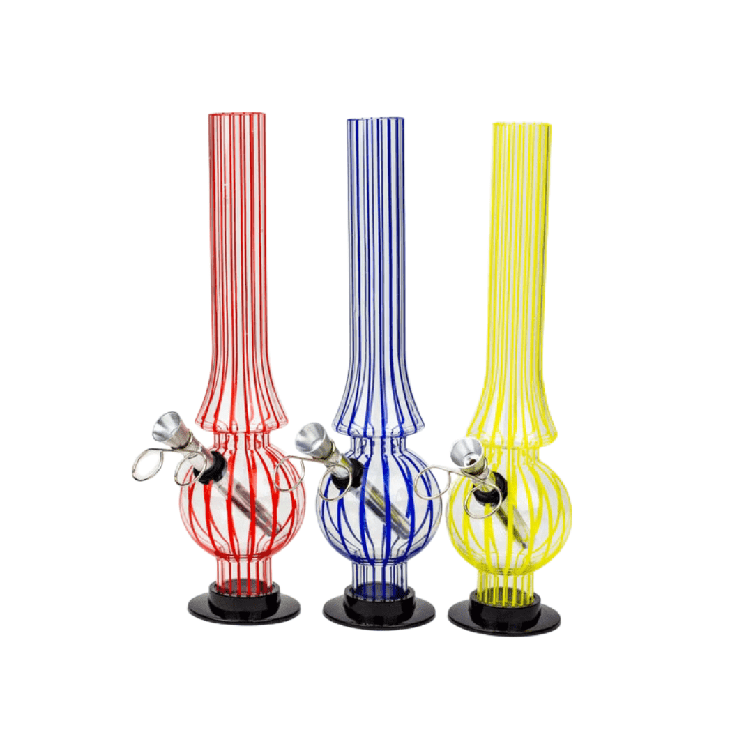 SM-0323 Acrylic Assorted Waterpipe Stripe Pattern 18 inch Main image