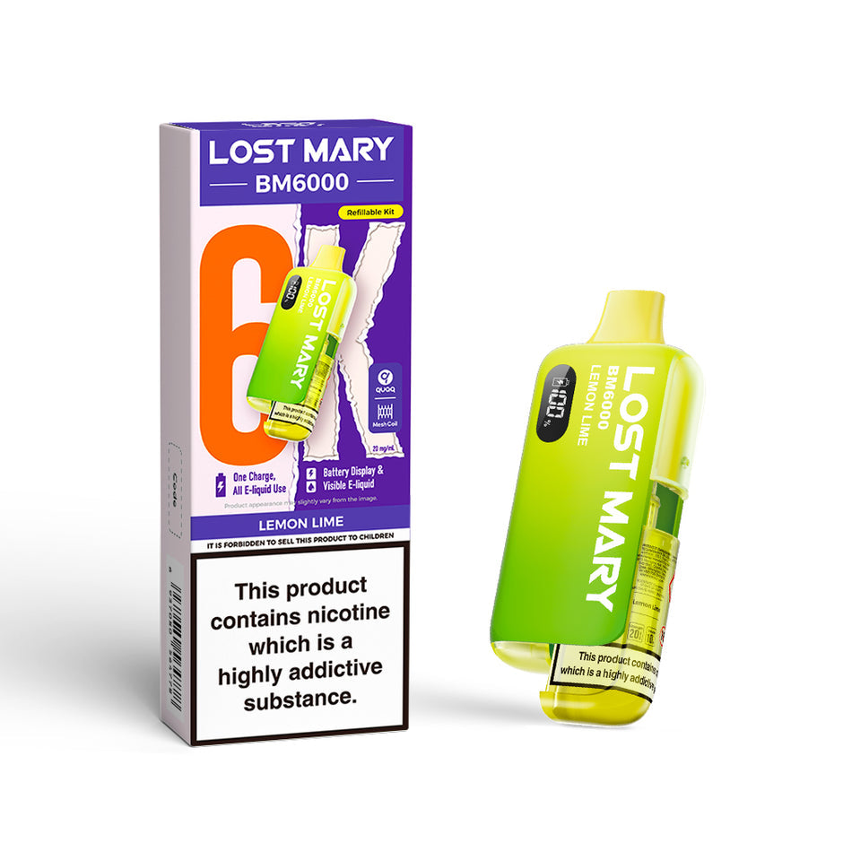 LOST MARY BM6000 KIT LEMON LIME (5) Main image
