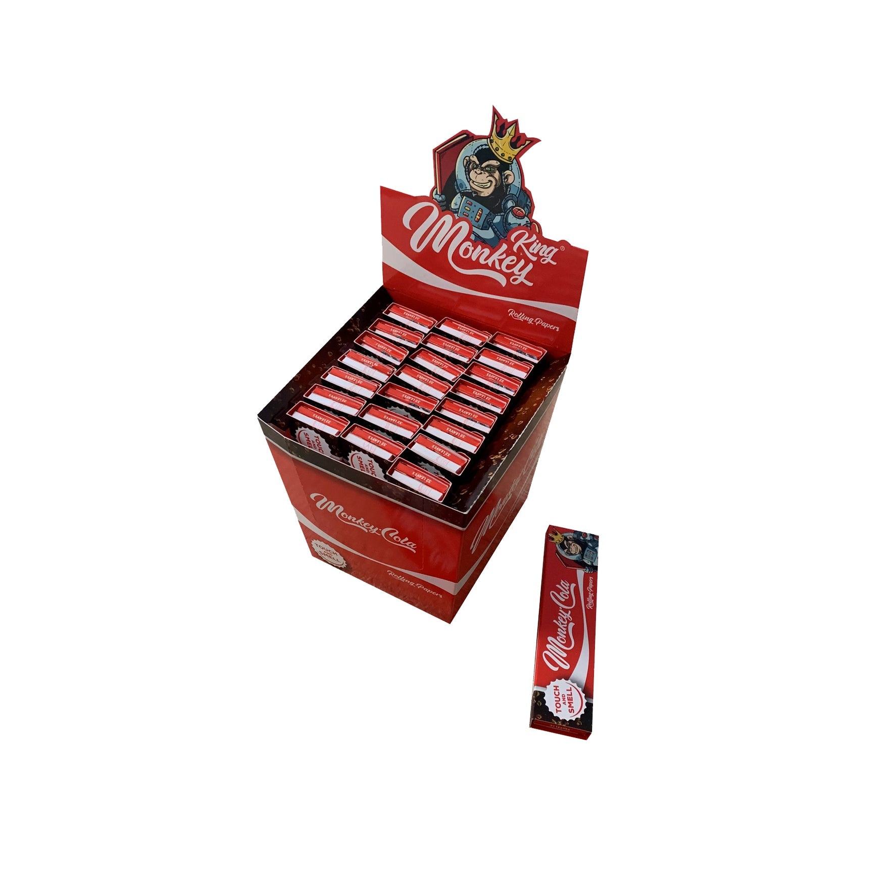 SCENTED ROLLING PAPERS & TIPS RED COLA (24) Main image
