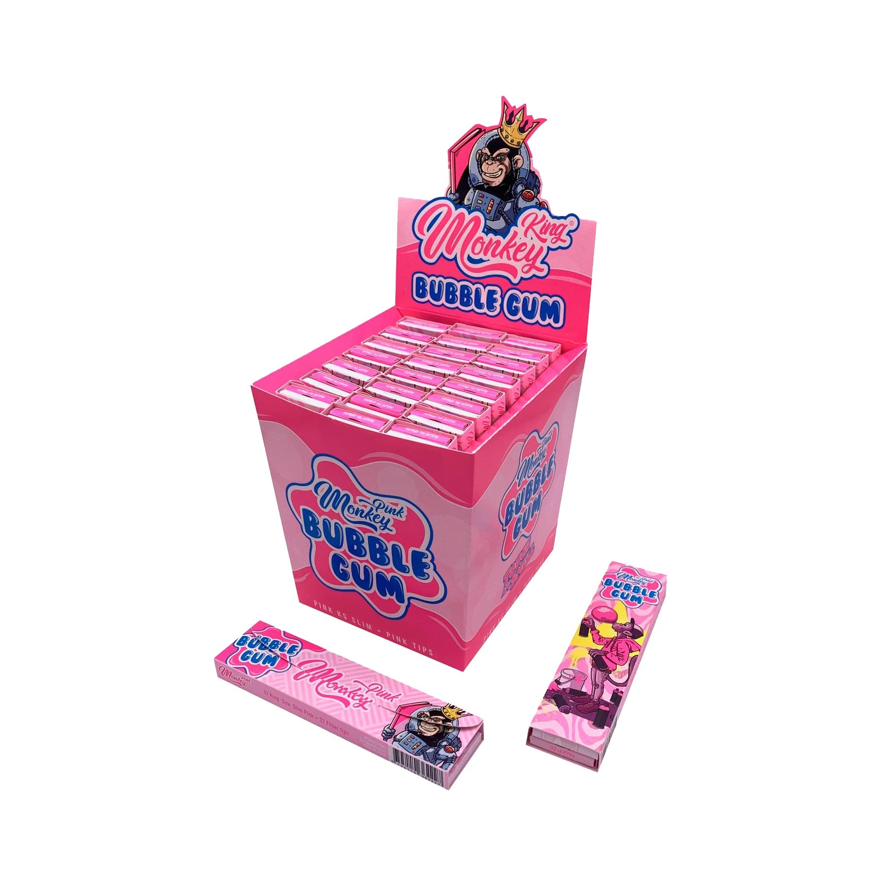 SCENTED ROLLING PAPERS & TIPS BUBBLEGUM (24) Main image