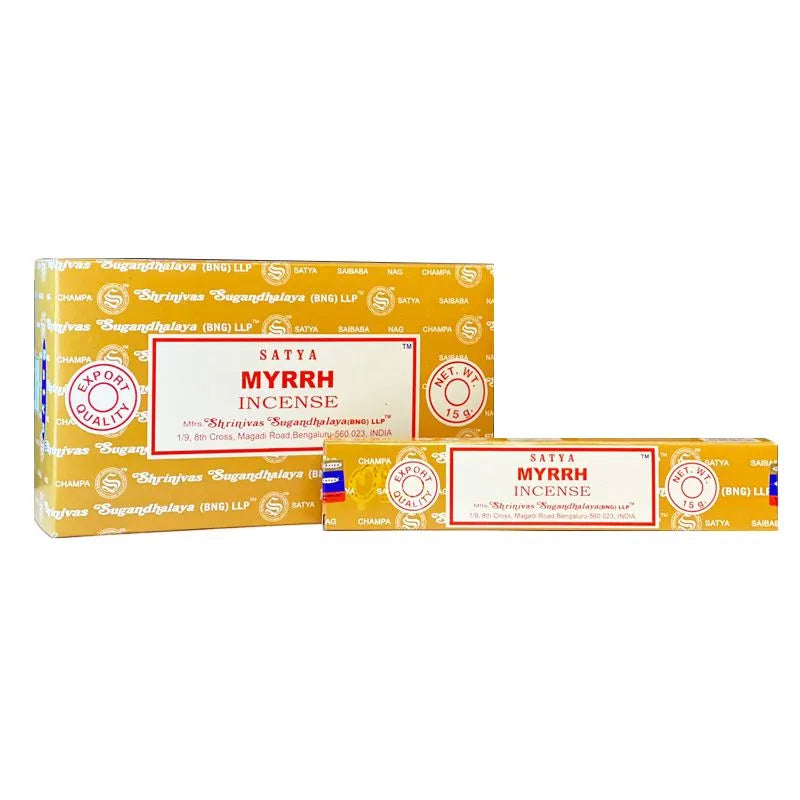 Satya Myrrh Incense Stick 12 pack Main image