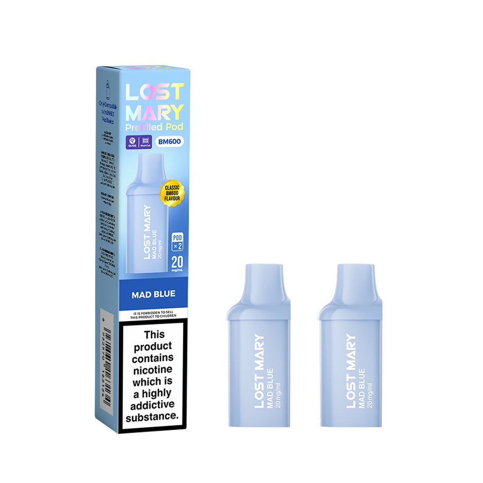 LOST MARY BM600 2025 2PK PODS MAD BLUE (10) Main image